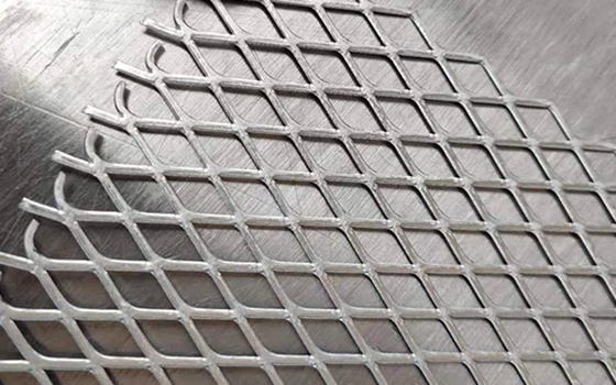 316L /304 Stainless Steel Expanded Metal Mesh / 310S Decorative Expanded Metal Panels