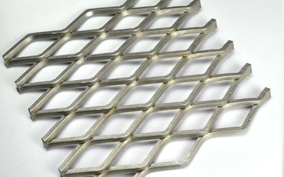 316L /304 Stainless Steel Expanded Metal Mesh / 310S Decorative Expanded Metal Panels